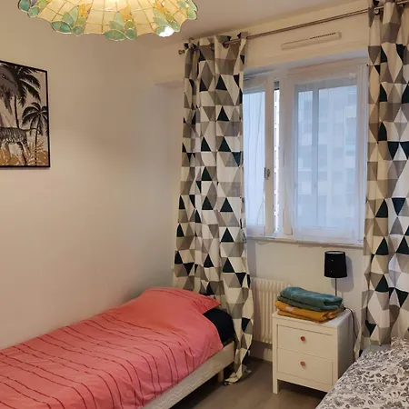 Spacieux Et Lumineux T5 Avec 4 Chambres, Au Centre-ville De Mulhouse, Grand Balcon, Grand écran Plat