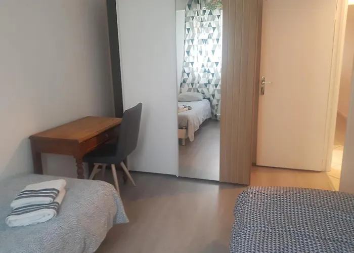 Spacieux Et Lumineux T5 Avec 4 Chambres, Au Centre-ville De Mulhouse, Grand Balcon, Grand écran Plat Mulhouse