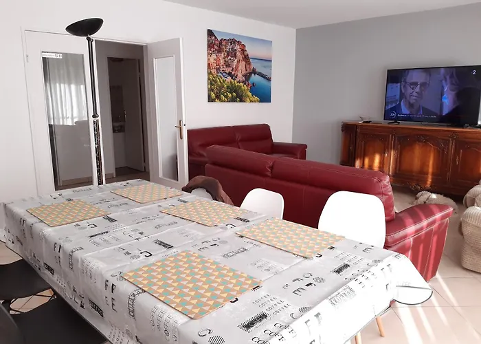 Spacieux Et Lumineux T5 Avec 4 Chambres, Au Centre-ville De Mulhouse, Grand Balcon, Grand écran Plat Mulhouse
