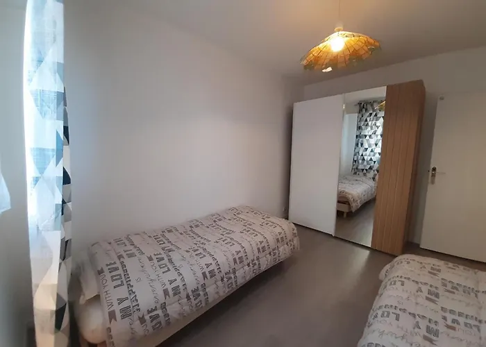 Spacieux Et Lumineux T5 Avec 4 Chambres, Au Centre-ville De Mulhouse, Grand Balcon, Grand écran Plat Mulhouse