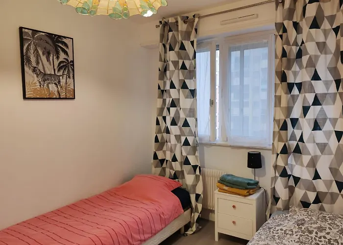 Spacieux Et Lumineux T5 Avec 4 Chambres, Au Centre-ville De Mulhouse, Grand Balcon, Grand écran Plat